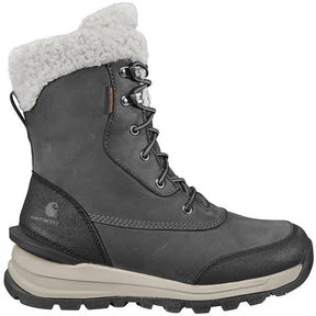 Carhartt 8" Women's Pellston Waterproof Insulated Winter Soft Toe Boot Dark Grey Profile View
