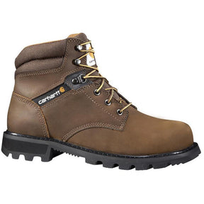 Carhartt 6" Traditional Welt Steel Toe Work Boot Brown Profile View