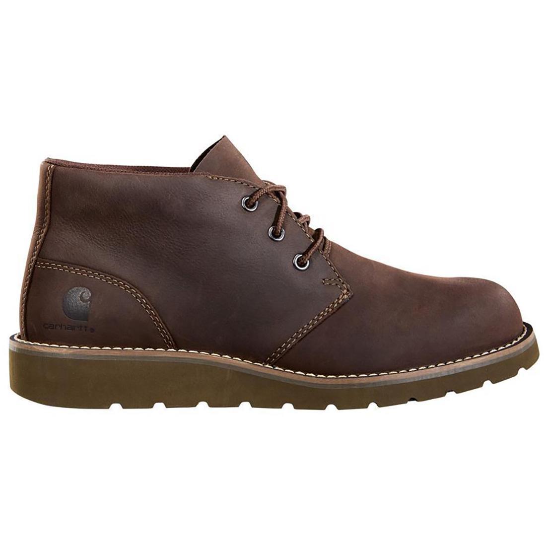 Carhartt 4" Wedge Plain Toe Soft Toe Chukka Dark Brown FW4004-M Profile View