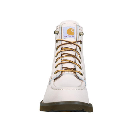 Carhartt 6" Wedge Unlined Natural Soft-Toe Boot Off White FW6150-M front