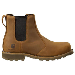 Carhartt 5" Frontier Women’s Water Resistant Chelsea Steel-Toe Brown Profile View