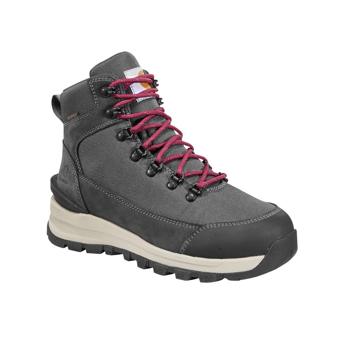 Carhartt 6" Women's Gilmore Waterproof Alloy Toe Work Boot Dark Grey FH6587 angle view