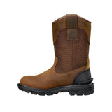 Carhartt 11" Women's Ironwood Soft-Toe Waterproof Wellington Pull-On Boot Brown FT1002-W medial view