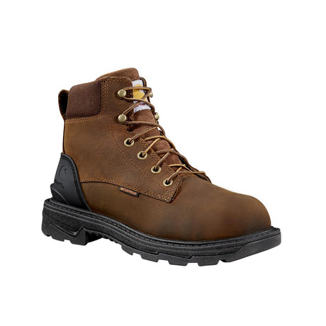 Carhartt 6" Women's Ironwood Waterproof Soft Toe Boot Brown FT6002-W angle view