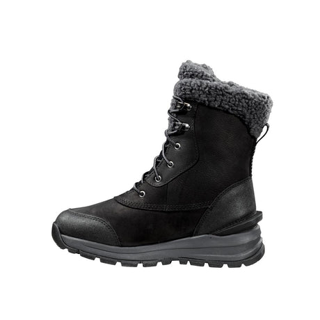 Carhartt 8" Women's Pellston Waterproof Insulated Winter Soft Toe Boot Black FH8039-W medial view