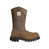 Carhartt 10" Women's Traditional Welt Soft-Toe Waterproof Wellington Pull-On Boot Brown CWP1150 side