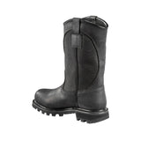 10" Women's Traditional Welt Soft-Toe Waterproof Wellington Pull-On Boot Black