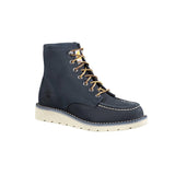 Carhartt 6" Women's Moc Toe Wedge Soft Toe Boot Navy FW6024-W angle view