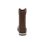 Caterpillar Men's 247 10-Inch Wellington Soft Toe Boot Dark Brown - Heel View