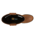 Caterpillar Men's 247 10-Inch Wellington Steel Toe Boot Dark Brown - Top View