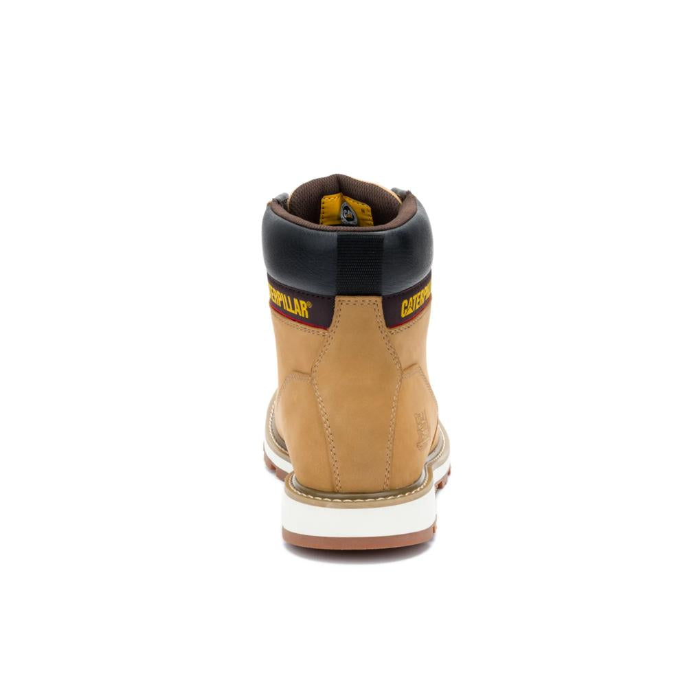 Caterpillar Men's 247 6-Inch Soft Toe Boot Honey - Heel View