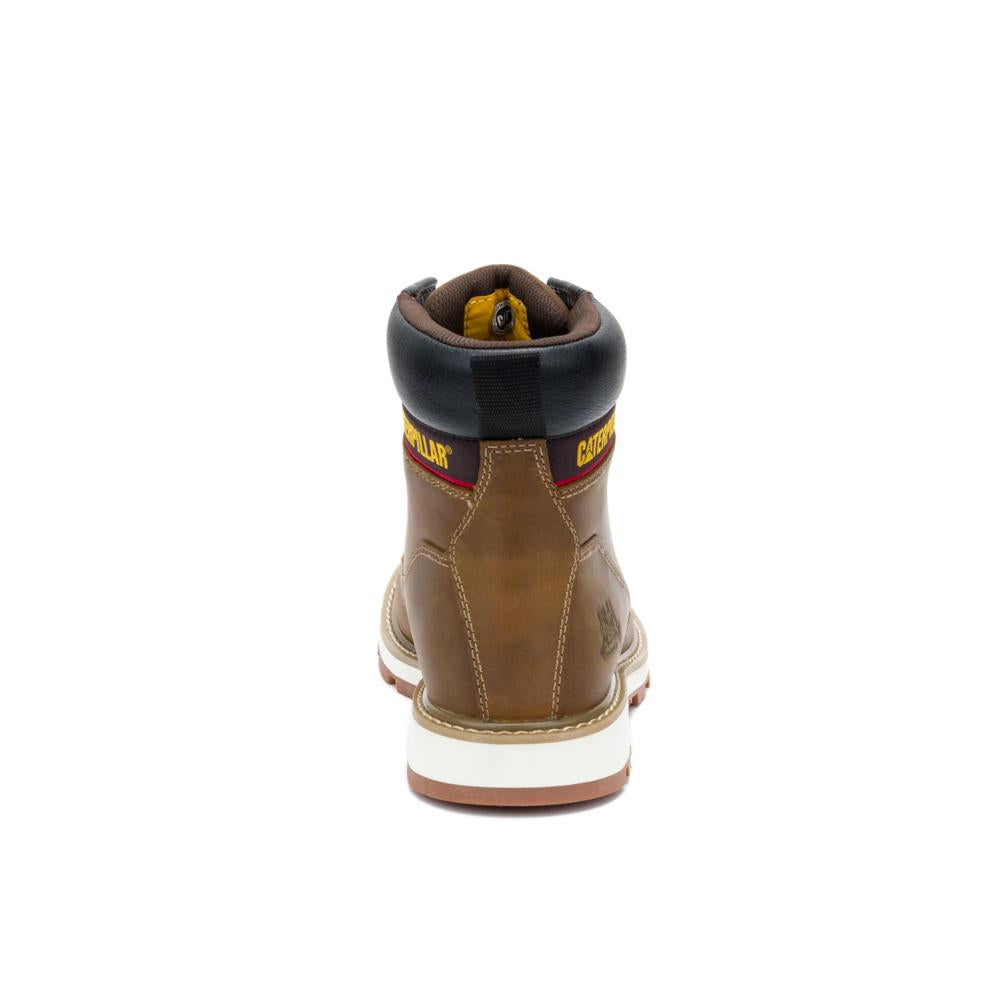Caterpillar Men's 247 6-Inch Soft Toe Boot Pyramid - Heel View