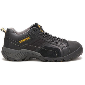 Caterpillar Argon Composite-Toe Work Shoe Black Profile View