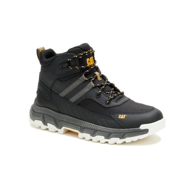 Caterpillar Men's Booster Vent Soft Toe Boot Black - Angled View