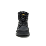 Caterpillar Men's Brickline Steel Toe Boot Black - Front View