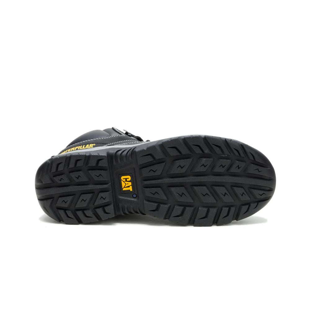 Caterpillar Men's Brickline Steel Toe Boot Black - Outsole View