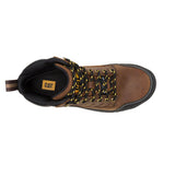 Caterpillar Men's Brickline Steel Toe Boot Real Brown - Top View