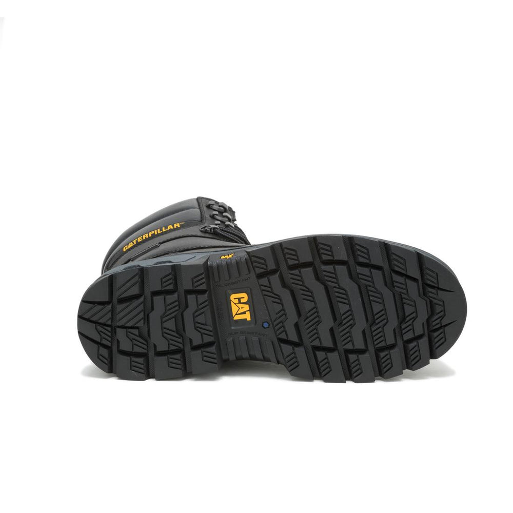 Caterpillar Colorado Equip 8" Waterproof Insulated Composite-Toe Boots Black P91753 Sole Image