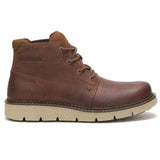 Caterpillar Covert Soft-Toe Waterproof Mid Boot Leather Brown Profile View
