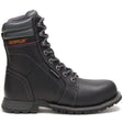 Caterpillar Echo Women’s Steel-Toe Waterproof Work Boot Black Profile View