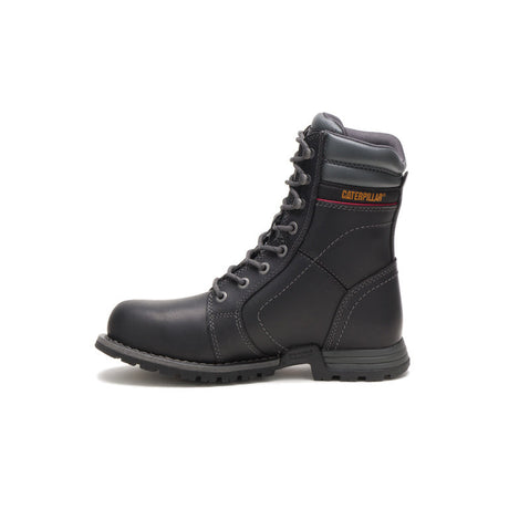 Caterpillar Echo Women’s Steel-Toe Waterproof Work Boot Black P90899 Side Image