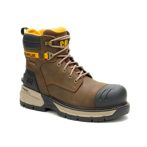 Caterpillar Men's Excavator PowerSpring 6-Inch Composite Toe Boot Pyramid - Angled View