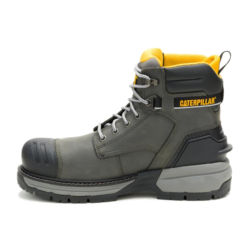Caterpillar Men's Excavator PowerSpring 6-Inch Composite Toe Boot Quiet Shade - Medial View