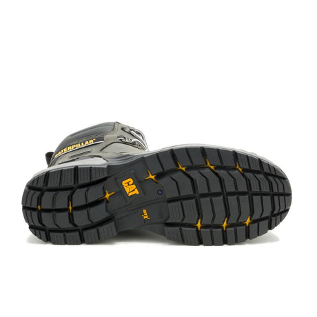 Caterpillar Men's Excavator PowerSpring 6-Inch Composite Toe Boot Quiet Shade - Outsole View