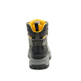 Caterpillar Men's Excavator PowerSpring 6-Inch Soft Toe Boot Quiet Shade - Heel View