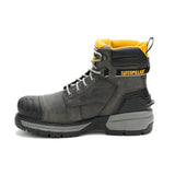 Caterpillar Men's Excavator PowerSpring 6-Inch Soft Toe Boot Quiet Shade - Medial View