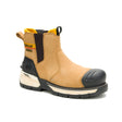 Caterpillar Men's Excavator PowerSpring Chelsea Composite Toe Boot Honey - Angled View