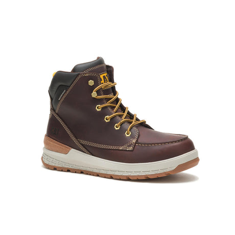 Caterpillar Indiana 2.0 Steel-Toe Work Boot Red Brown P90870 Medial Image