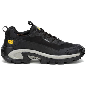 Caterpillar Intruder Lightning Mesh Soft-Toe Waterproof Shoe Black Profile View