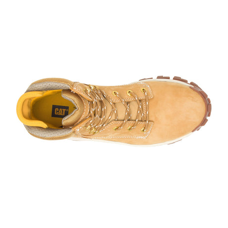 Caterpillar Invader Hi Steel-Toe Work Boot Honey P91286 Front Image