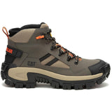 Caterpillar Invader Mid Vent Composite-Toe Work Boot Tan/Green Profile View