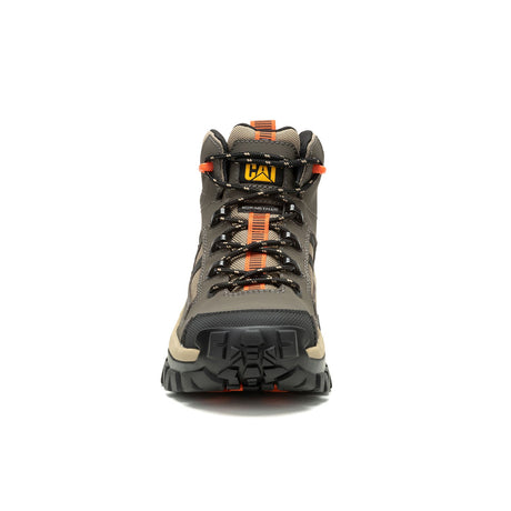 Caterpillar Invader Mid Vent Composite-Toe Work Boot Tan/Green P91666 Image View