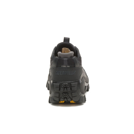 Caterpillar Invader Steel-Toe Work Boot Black P91274 Heel Image