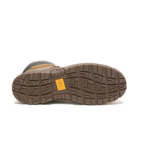 Caterpillar Mobilize Alloy-Toe Work Boot Light Brown P91268 Sole Image
