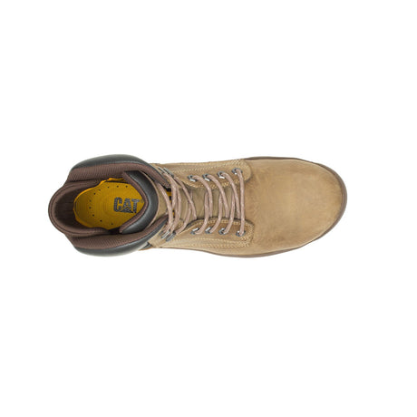 Caterpillar Mobilize Alloy-Toe Work Boot Light Brown P91268 Front Image