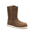 Caterpillar Men's Reclaimer Wedge 10-Inch Wellington Steel Toe Boot Pyramid - Angled View