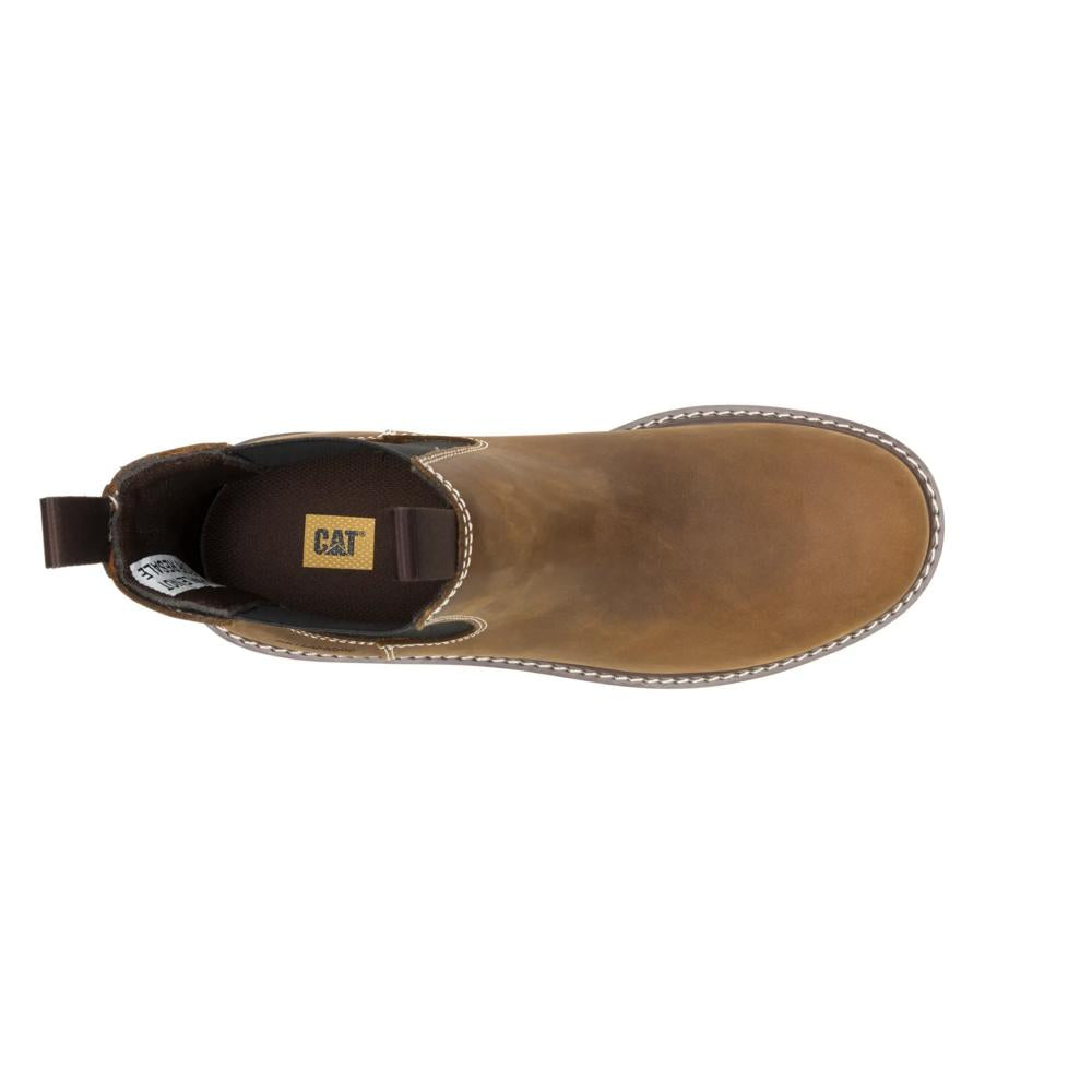 Caterpillar Men's Reclaimer Wedge Chelsea Soft Toe Boot Pyramid - Top View