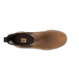 Caterpillar Men's Reclaimer Wedge Chelsea Steel Toe Boot Dark Brown - Top View