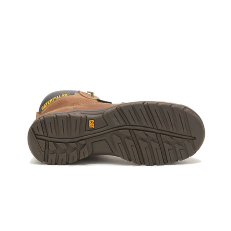 Caterpillar Resorption Women’s Composite-Toe Waterproof Work Boot Leather Brown P91392 Sole Image