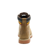 Caterpillar Men's Second Shift Grader Moc Toe Steel Toe Boot Dark Wheat - Heel View