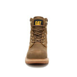 Caterpillar Men's Second Shift USA 6-Inch Steel Toe Boot Pyramid - Front View