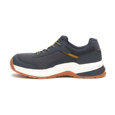 Caterpillar Streamline 2.0 Composite-Toe Mesh Work Shoe Navy P91380 Side Image