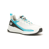 Caterpillar Streamline Runner Women’s Composite-Toe Work Shoe White/Blue P91600 Medial Image