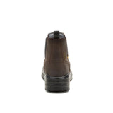 Caterpillar Striver Chelsea Waterproof Steel-Toe Chelsea Boots Brown P91758 Heel Image