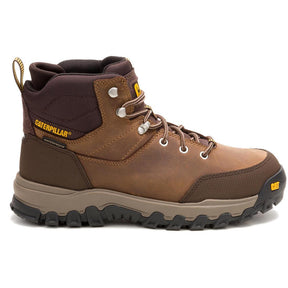 Caterpillar Threshold Rebound Hiker Waterproof Steel-Toe Boots Bison Profile View