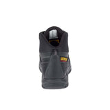Caterpillar Threshold Steel-Toe Waterproof Work Boot Black P90936 Heel Image
